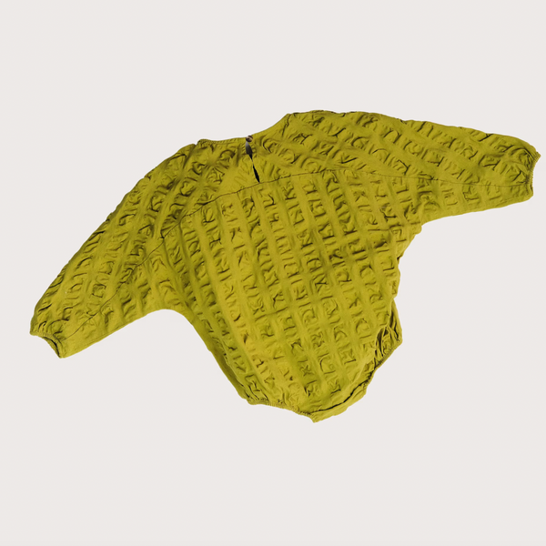 River Kimono Sleeve Woven Romper (Olive)