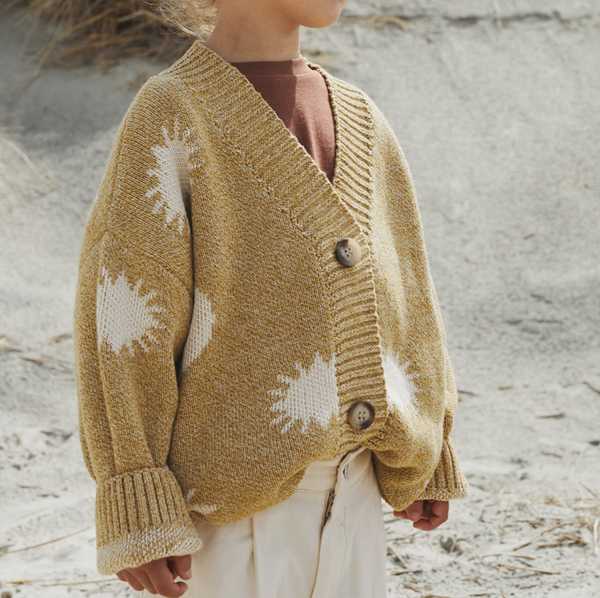 Cozmo Moon Knit Cardigan (Golden)