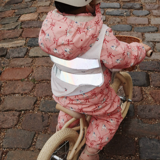 Cherry Print Reflective Bicycle Vest