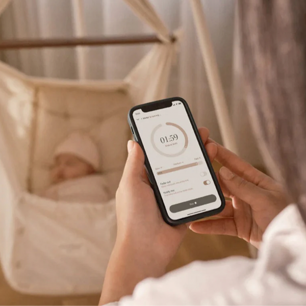 Moonboon Classic Quilted Cradle & Door Frame Clamp Set