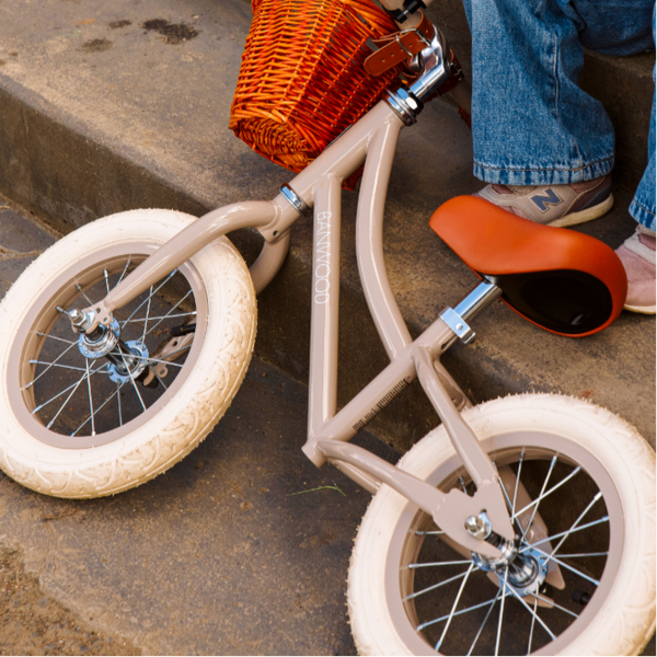 Banwood First GO! Balance Bike (Beige)