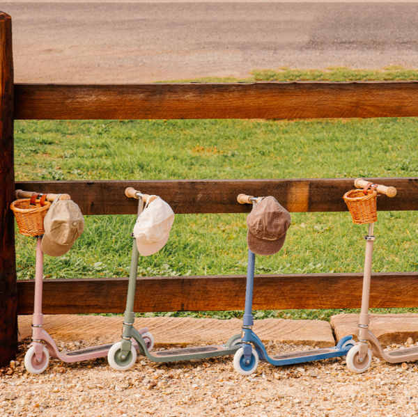 Banwood Kids Maxi Scooter with Basket (Dusty Pink)