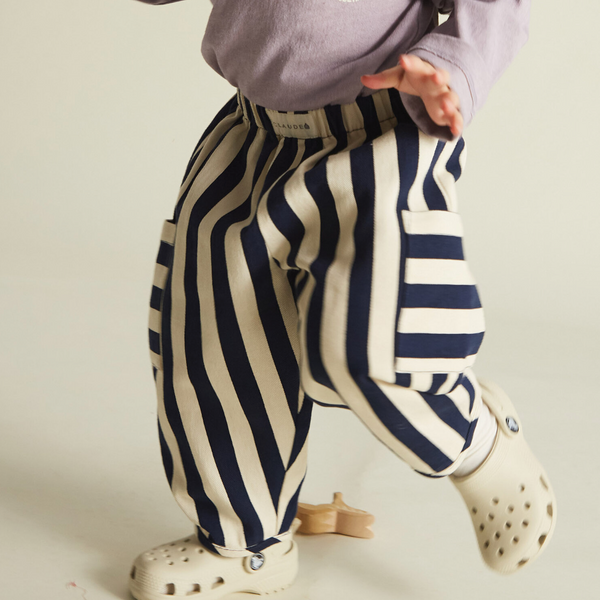 Emerson Midnight Striped Trouser