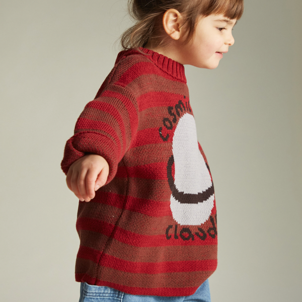 Saturn Maroon Knit Sweater