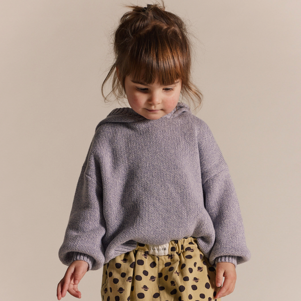 Harley Lilac Knit Hoodie