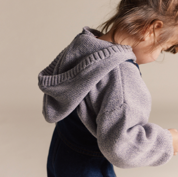 Harley Lilac Knit Hoodie