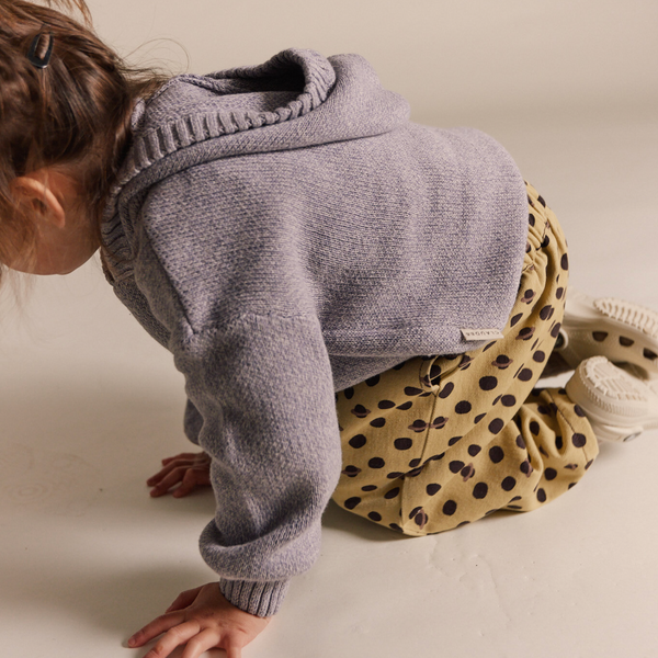 Harley Lilac Knit Hoodie