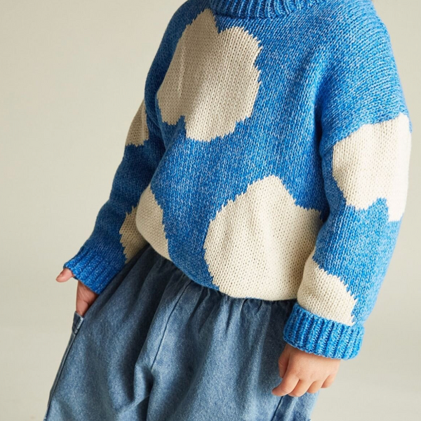 Ottie Sky Cloud Knit Sweater