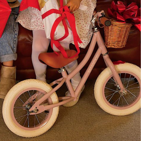 Banwood First GO! Balance Bike (Dusty Pink)