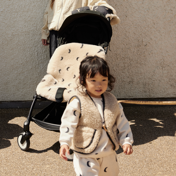ORGANIC ZOO X BINI Midnight Moon Merino Sheepskin Snuggler