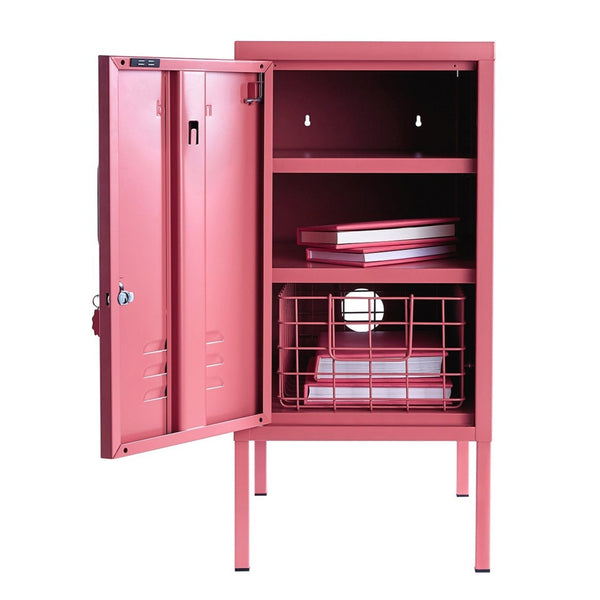 The Shorty Single Door Locker Cabinet (Berry) (Opens to Left)