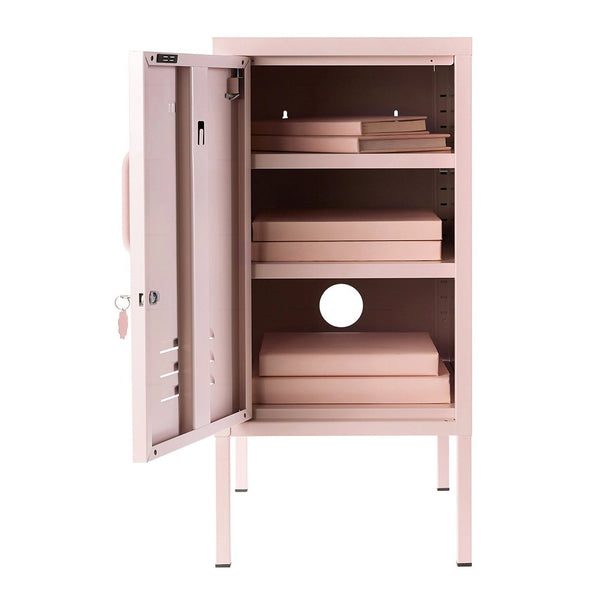 The Shorty Single Door Locker Cabinet (Blush) (Opens to Left)