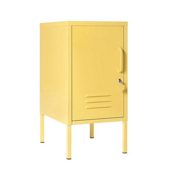 The Shorty Single Door Locker Cabinet (Butter) (Opens to Left)