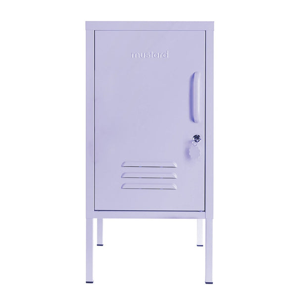 The Shorty Single Door Locker Cabinet (Lilac) (Opens to Left)