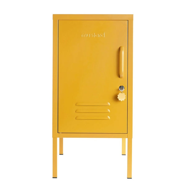 The Shorty Single Door Locker Cabinet (Mustard) (Opens to Left)