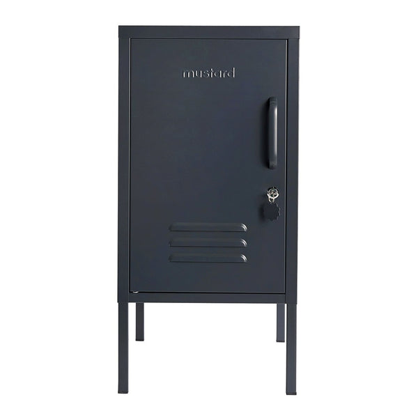 The Shorty Single Door Locker Cabinet (Slate) (Opens to Left)