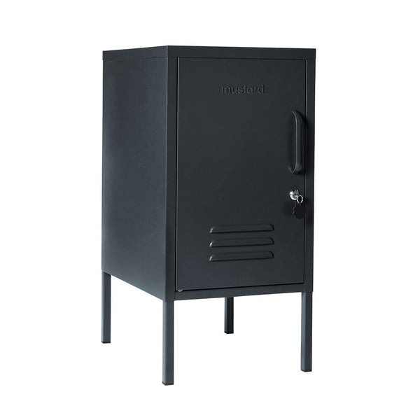 The Shorty Single Door Locker Cabinet (Slate) (Opens to Left)