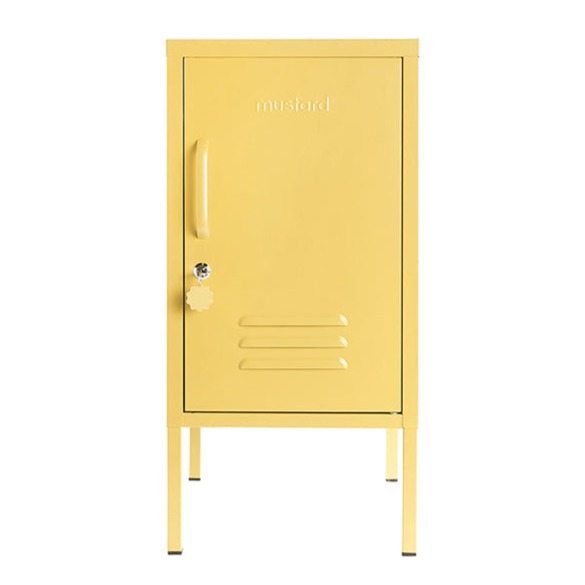 The Shorty Single Door Locker Cabinet (Butter) (Opens to Right)