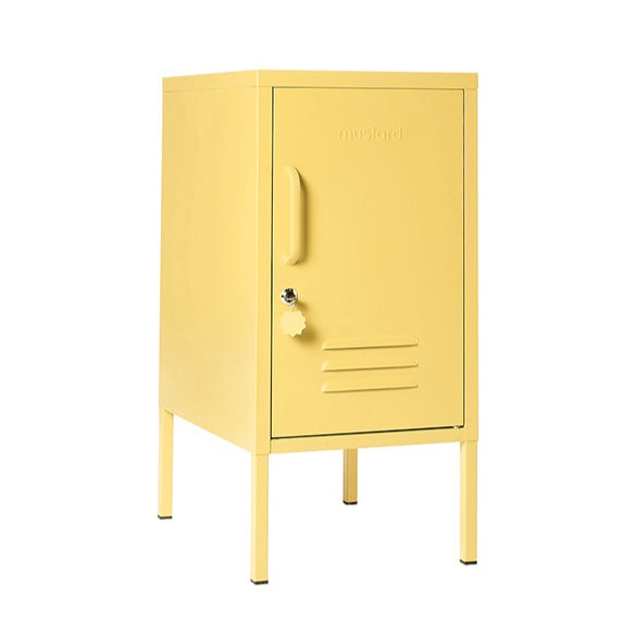 The Shorty Single Door Locker Cabinet (Butter) (Opens to Right)
