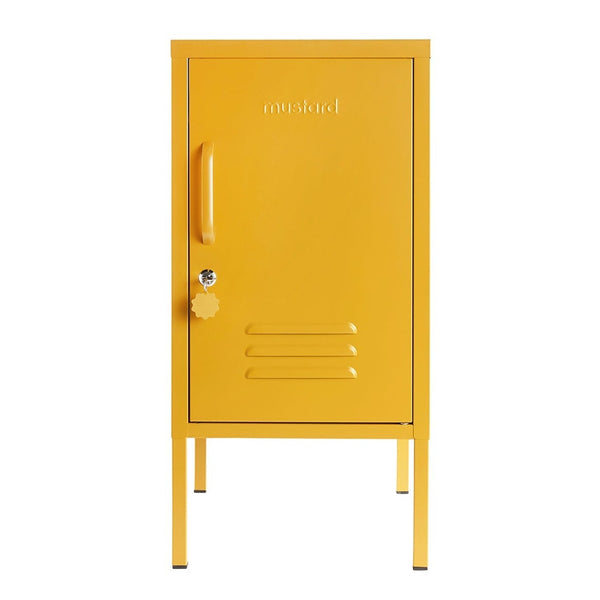 The Shorty Single Door Locker Cabinet (Mustard) (Opens to Right)