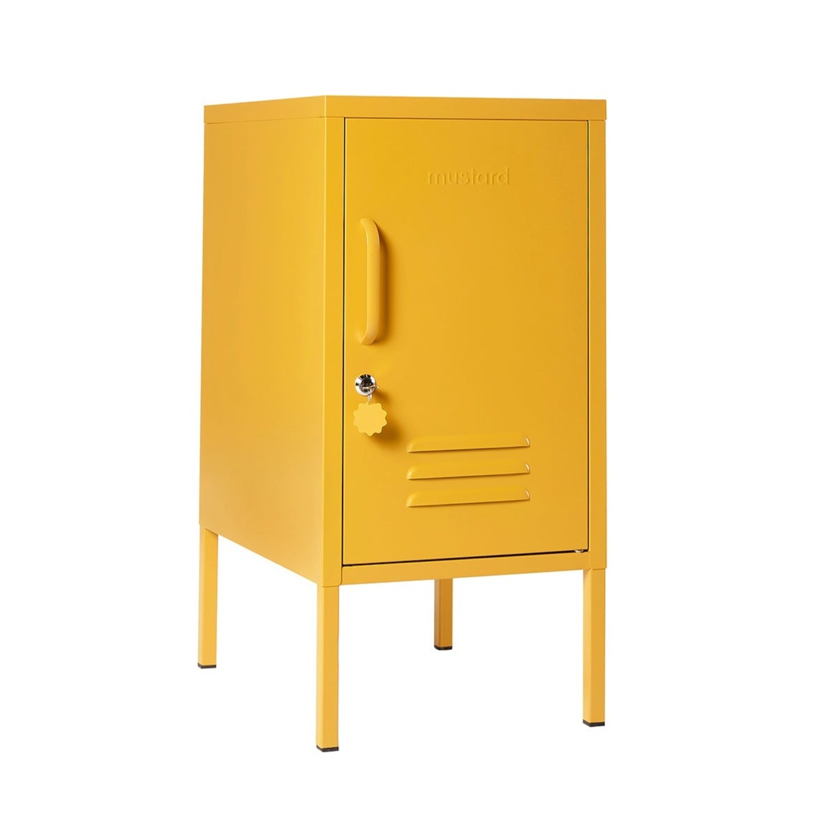 The Shorty in Mustard – Single Door Locker Cabinet by Mustard Made