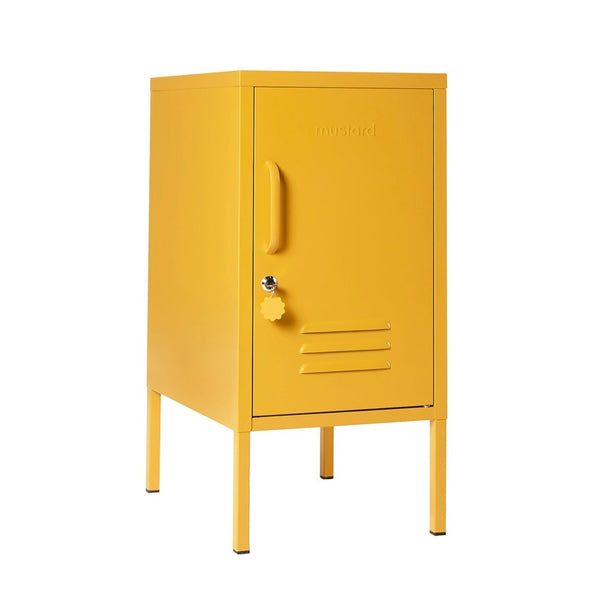 The Shorty Single Door Locker Cabinet (Mustard) (Opens to Right)
