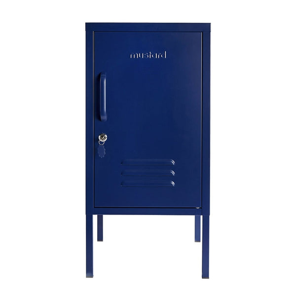 The Shorty Single Door Locker Cabinet (Navy) (Opens to Right)