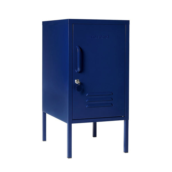 The Shorty Single Door Locker Cabinet (Navy) (Opens to Right)