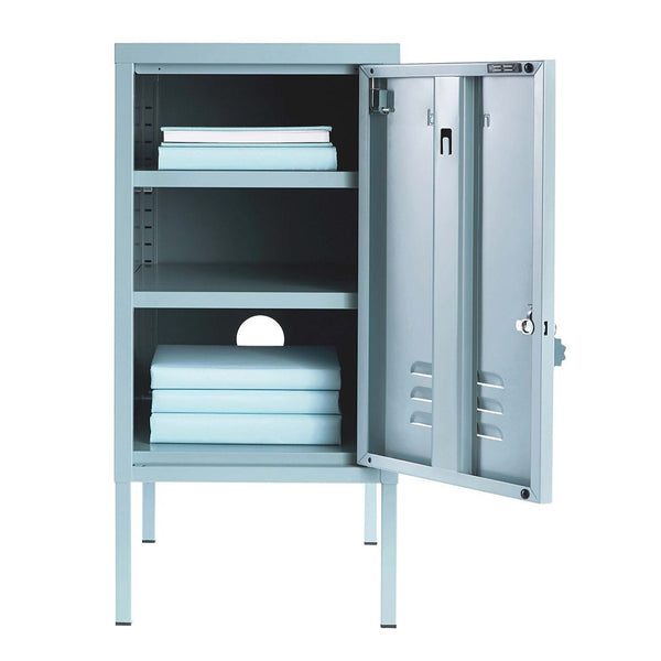 The Shorty Single Door Locker Cabinet (Ocean) (Opens to Right)