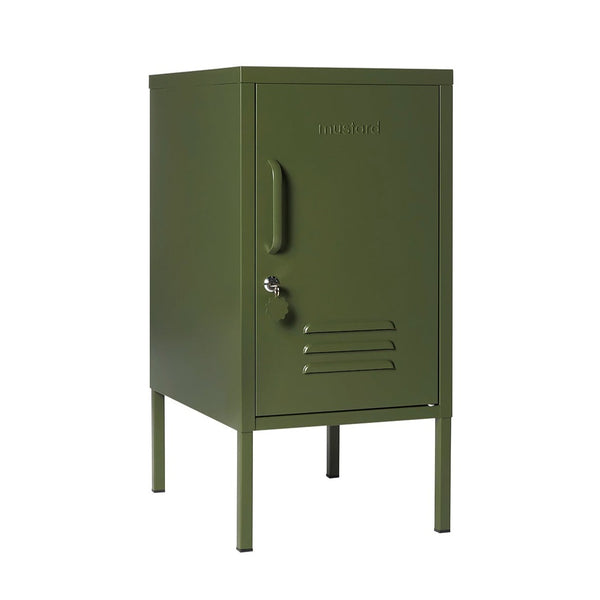 The Shorty Single Door Locker Cabinet (Olive) (Opens to Right)