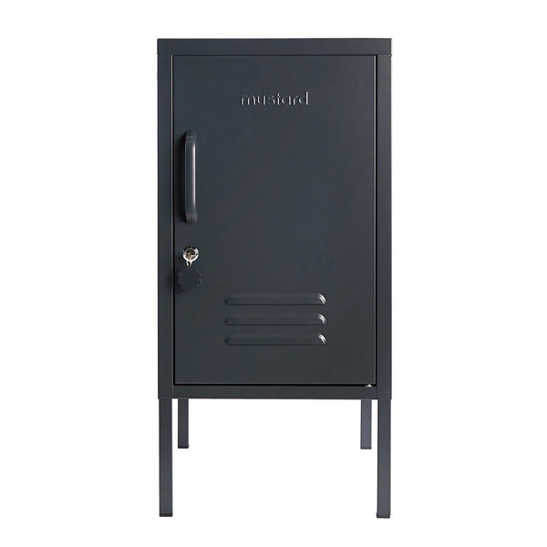 The Shorty Single Door Locker Cabinet (Slate) (Opens to Right)