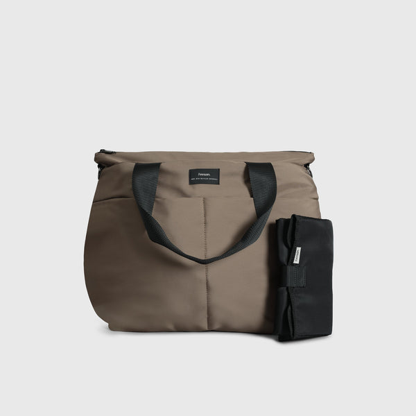 Sigrid Eco Changing Bag With Changing Mat (Mocha)