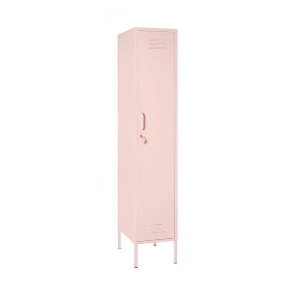 The Skinny Single Door Locker Cabinet (Blush)