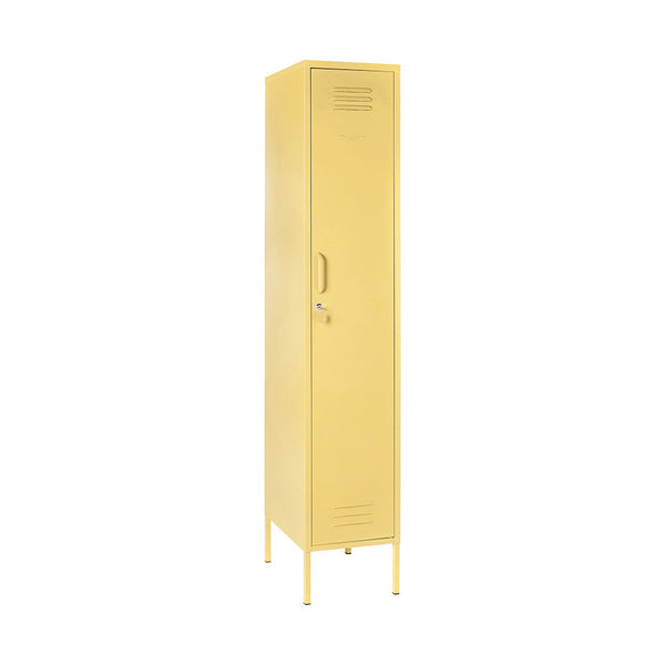 The Skinny Single Door Locker Cabinet (Butter)