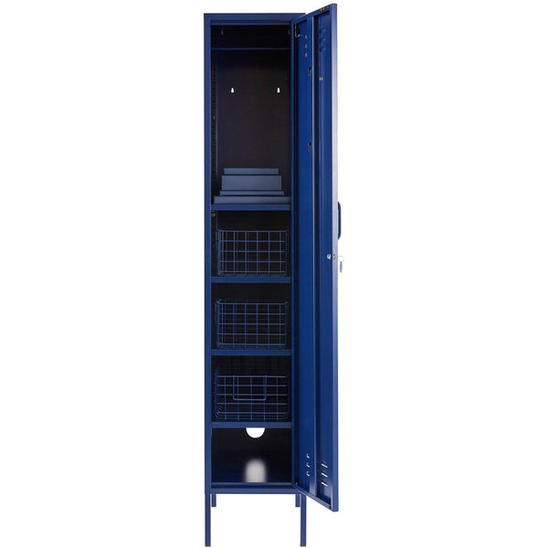 The Skinny Single Door Locker Cabinet (Navy)