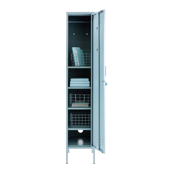 The Skinny Single Door Locker Cabinet (Ocean)