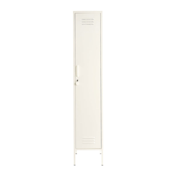 The Skinny Single Door Locker Cabinet (Chalk)