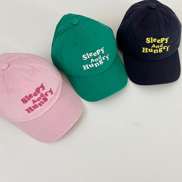 Hungry and Sleepy Cotton Cap (Green)