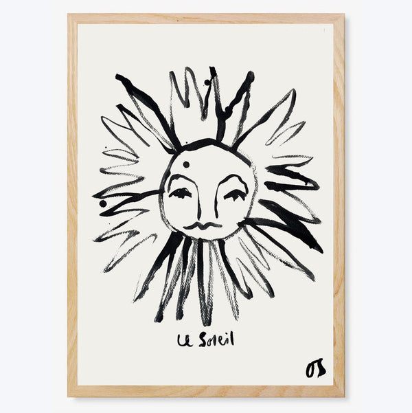 Le Soleil Art Print