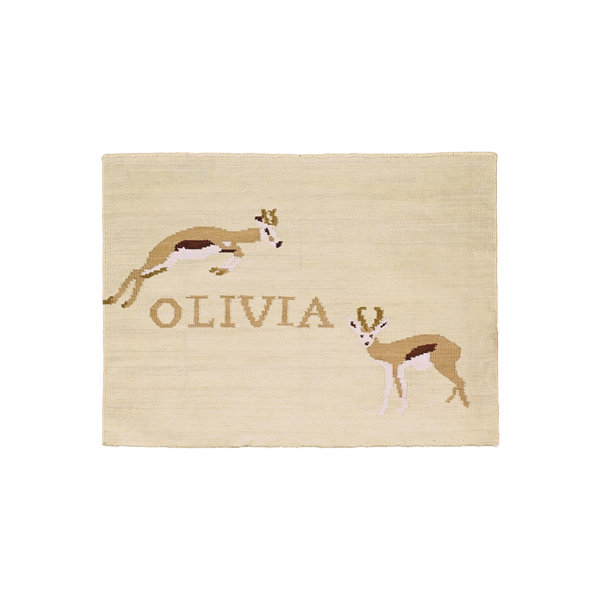 The Springbok Hand Woven Personalised Wall Art