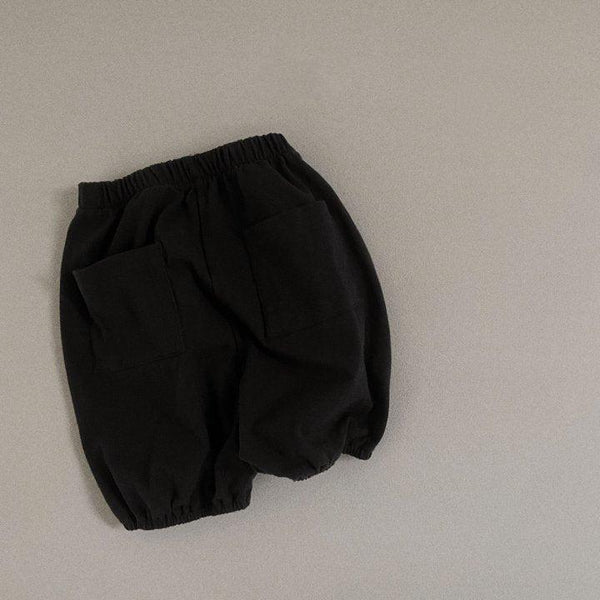 Bloom Oversized Roomy Shorts (Black)