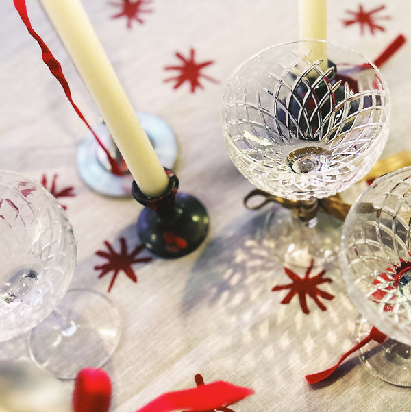Red Star Linen Tablecloth