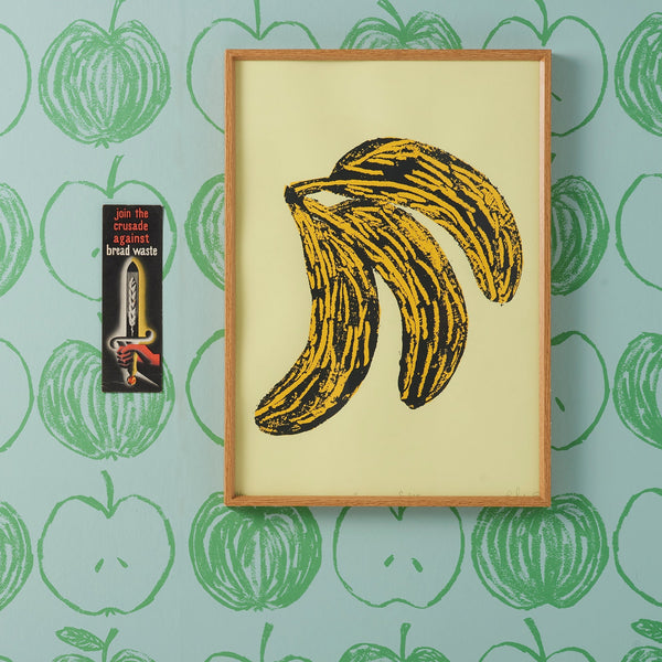 Banane Art Print (Sorbet Yellow)