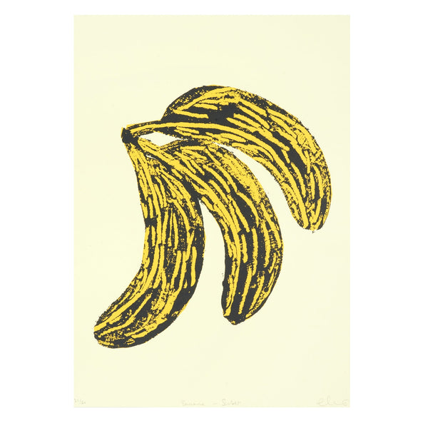 Banane Art Print (Sorbet Yellow)