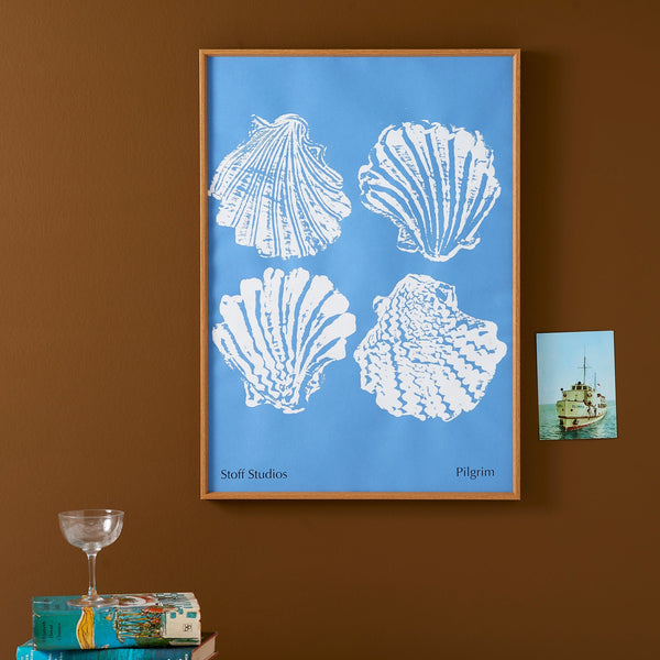 Pilgrim Art Print (Sea Blue)