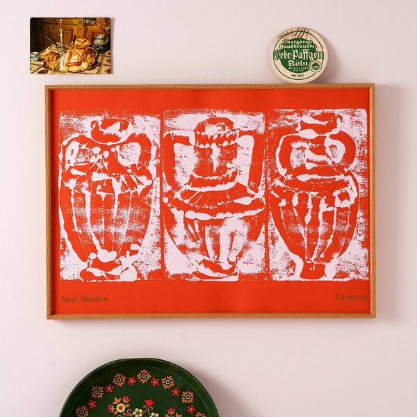 Taverna Art Print (Tangerine)
