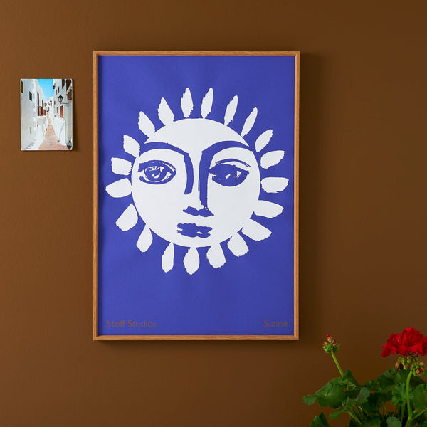 Sunne Art Print (Azure)