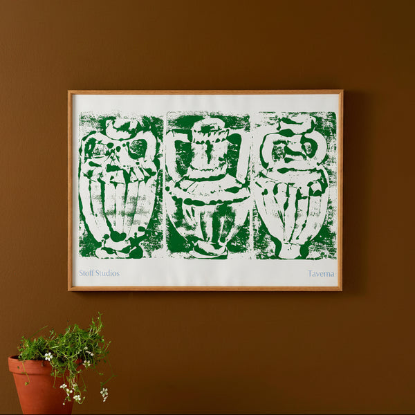 Taverna Art Print (Pea Green)
