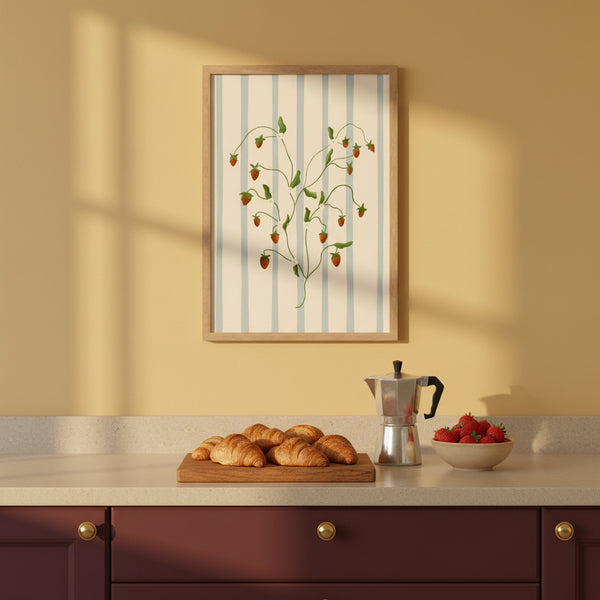 Strawberry Vine Art Print