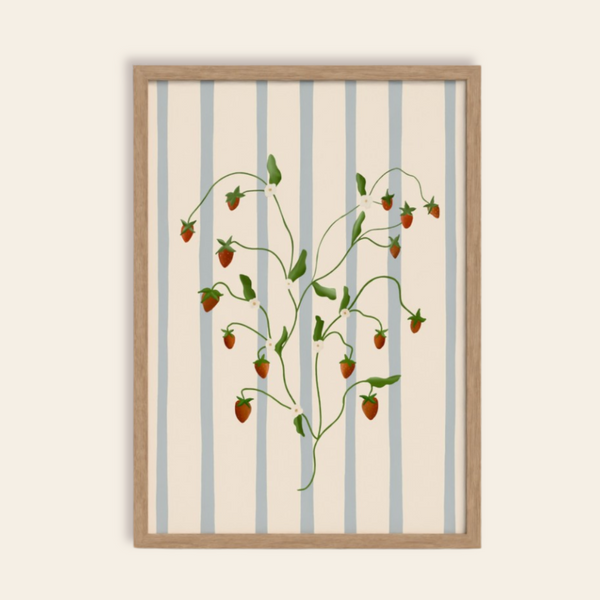 Strawberry Vine Art Print